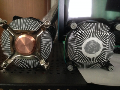 MONOCHROME CPU接触部比較