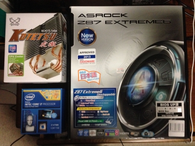 Core i7 4790k & マザー一式