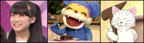 真夏とニャンちゅうとカリン様は似てる！？