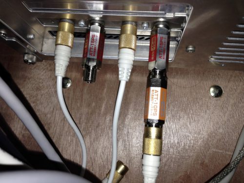 アッテネーター接続