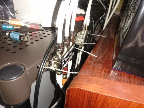 PT2 配線に5分配器